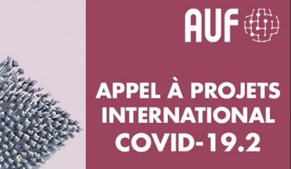 Appel à projets international AUF COVID-19.2 - Agence Universitaire de la Francophonie